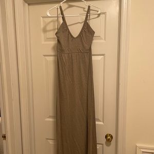 Brown maxi dress